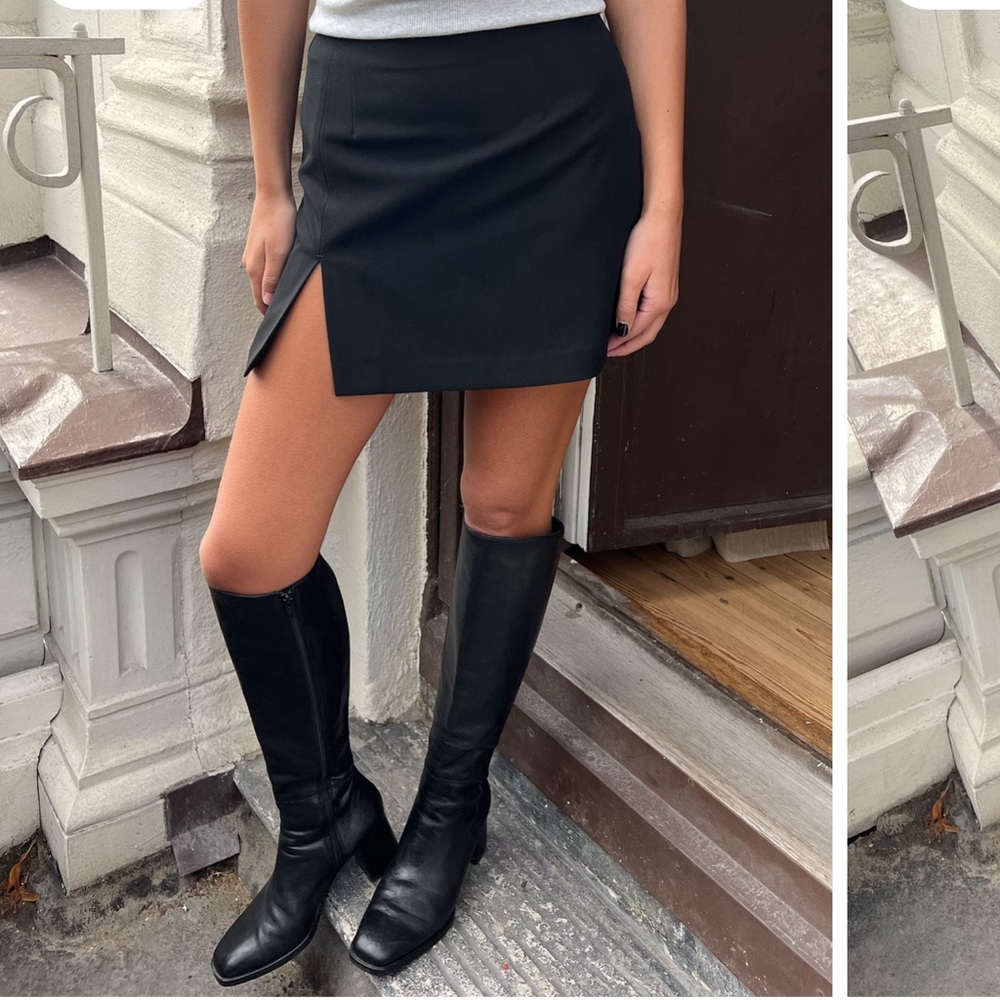 Djerf Avenue Must Have Mini Skirt Black Medium